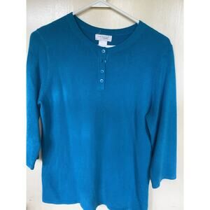 Kim Rogers Signature Pull Over Sweater Size Large